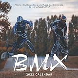 BMX 2022 Calendar: Mini Calendar 2022 with Large Grid for Note - To do list, Gorgeous 8.5x8.5'' Small Calendar, Non-Glossy Pap