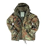 Mil-Tec Jacke Nässeschutz m.Fleece Flecktarn Gr.S
