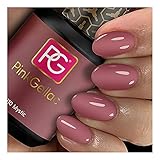 PINK GELLAC Shellac Gel Nagellack 15 ml für UV LED Lampe | 110 Mystic lila violett | Gel Nail Polish for UV Nail Lamp pink | LED Nagel Lack Gellack Nagelg