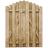 vidaXL Kiefer Imprägniert Gartentor 100x125cm Holztor Zauntor Lattenzaun T