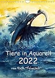 Tiere in Aquarell 2022 - von Ruth Trinczek (Wandkalender 2022 DIN A4 hoch)