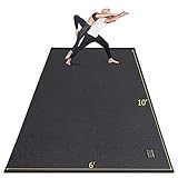 Gxmmat Yogamatte, extra groß, 3 x 6 x 7 mm, dicke Workout-Matten für Zuhause, Fitnessstudio, rutschfest, schnell widerstandsfähig, für Pilates, Dehnung, ungiftig, extra breit und sehr komfortab