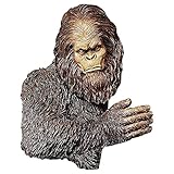 adgbd Bigfoot The Bashful Garden Tree Skulptur, skurriles Cartoon Orang-Utan Skulptur Baum Hugger Decor, 3D Harz Baum Ornament Sasquatch Gartenfiguren, Lustige Garten Hof Kunst Baum Skulp