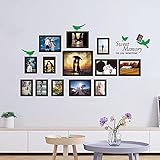whmyz Wandaufkleber Leerer Bilderrahmen Wandaufkleber Fotowand Wohnzimmer Dekoration Hintergrund Wandaufkleber 45x60cmx2