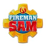 Feuerwehrmann Sam © Logo Wappen - Aufnäher, Bügelbild, Aufbügler, Applikationen, Patches, Flicken, zum aufbügeln, Größe: 7 x 7