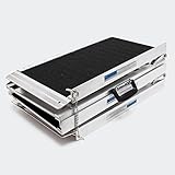 Rollstuhlrampe Rollirampe Auffahrschiene 2x faltbar Alu rutschfeste Oberfläche 305cm 270kg