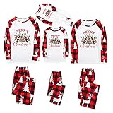 Weihnachts Pyjama Set Weihnachtspyjama Familie Damen Couple Kinder Baby Herren Hose Paar Set Weihnachten Schlafanzug Outfit Pyjamas Nachtwäsche Nachthemd Hausanzug Schlafanzüge Sleepwear S