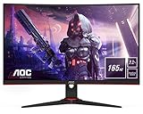 AOC Gaming C27G2AE - 27 Zoll FHD Curved Monitor, 165 Hz, 1ms, FreeSync Premium (1920x1080, HDMI, DisplayPort) schw