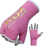 RDX Innenhandschuhe Boxen Damen Frauen, Muay Thai MMA Training, Elastisch Boxbandagen Kampfsport Sparring Handbandagen, Inner Boxing Gloves Women, Boxsack Punchingbälle Punchinghandschuhe, R