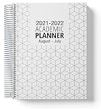 Schülerplaner 2021–2022, Schülerplaner für das Schuljahr, Größe 14 x 21,6 cm, von The School Planner Company