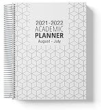 Schülerplaner 2021–2022, Schülerplaner für das Schuljahr, Größe 14 x 21,6 cm, von The School Planner Company