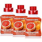 SodaStream Getränke-Sirup Softdrink Pink Grapefruit Geschmack 375ml (3er Pack)