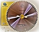 Weltglück® Sägeblatt 216x30 inkl. 3 Distanzringen - Kreissägeblatt passt auf gängigen M