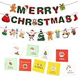 2 Stil Frohe Weihnachten Weihnachtsmann Banner Flagge Wandbanner Dekoration Party Dekor 9 Stil Weihnachten Geschenkanhänger Wunschkarten Klappgrußk