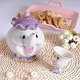 Lucky House Neue Cartoon Beauty and Beast Teekanne Cup Lady Lady Cup Kartoffel Teekanne Cup Set von niedlichen (1)