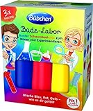 Bübchen Bade-Labor, Bunter Schaumbad-Mix zum Mixen und Experimentieren 3x50ml (blau, rot, gelb)