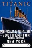 Titanic - Advertising Schiffe Ships Film Poster Plakat Druck - Grösse 61x91,5