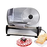 Brotschneidemaschine Elektrische Allesschneider Mit Einstellbare Schnittstärke 1-15mm Wurstschneidemaschine Fleischschneider Mit Edelstahlklinge Käseschneidemaschine 200w