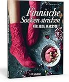 Finnische Socken stricken für jede Jahreszeit.. Von dünnen Strümpfen bis Wintersocken: Sockenmode im skandinavischen Design. Kreative Strickmuster für Strickanfänger und Fortg