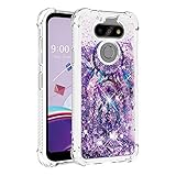 QIWEIQING Kompatibel mit Samsung Galaxy Note 9 Glitzer Hülle,Mädchen Glitzern Handyhülle,Paillette Flüssigkeit Clear Silikon Schutzhülle für Samsung Galaxy Note 9 Windspiele YB