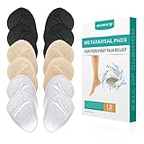 (6 Paar)Metatarsal Pads Ballenfußkissen, weiches Gel Vorfußkissen Pads,Anti-Rutsch High Heel Einlegesohlen für Frauen, reduzieren den Druck im Vorderfuß und lindern Beschwerden, Einheitsgröß