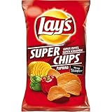 8 Beutel Lay´s Super Chips Paprika Lays a 175g Org