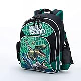 zhangmeiren Schulranzen 1-3 Jahre Pflege EIN Grat Umhängetasche Freizeit Rucksack Ultraleichten (Color : Green, Size : M- 38 * 29 * 12.7cm)