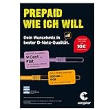 Congstar Prepaid wie ich will mit 10 Euro Guthaben (Handy Prepaid SIM Karte D1 Netz Telekom) tmobile Netz x