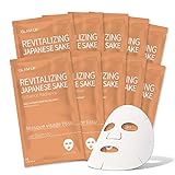 Glam Up Sheet Mask Revitalizing Sake, 10 Packung