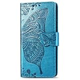 Snow Color iPhone 6S / iPhone 6 Hülle, Premium Leder Tasche Flip Wallet Case [Standfunktion] [Kartenfächern] PU-Leder Schutzhülle Brieftasche Handyhülle für Apple iPhone 6S / 6 - COSD010003 B