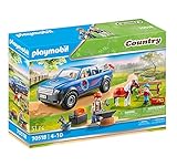 PLAYMOBIL Country 70518 Mobiler Hufschmied, Mit Lichteffekt, Ab 4 J