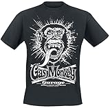 Gas Monkey Garage Explosion Männer T-Shirt schwarz XL 100% Baumwolle Fan-Merch, Rockabilly, TV-S