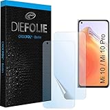 Crocfol Schutzfolie vom Testsieger [2 St.] kompatibel mit Xiaomi Mi 10 / Mi 10 Pro - selbstheilende Premium 5D Langzeit-Panzerfolie inkl. Kamera Schutzfolien (Casefit) Hü