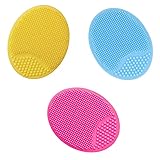 Gesichtsreinigungsbürste aus Silikon, 3 Stück