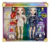 Rainbow High 577553EUC Special Edition Twins Laurel & Holly DE'VIOUS-2 Modepuppen mit regenbogenfarbenen Kleidern-Outfits, Accessoires und mehr-Tolles Geschenk und Sammelpuppe für Kinder ab 6 J