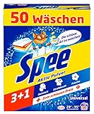 Spee, Aktiv Pulver Universal 3+1, Vollwaschmittel, 50 Waschladungen, Reinheit, Strahlkraft und Frische für deine W