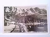 AK Grainau / Bayern, Hotel und Pension Eibsee mit Zugspitze, Photok