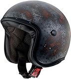 CABERG Herren Freeride Rusty Motorradhelm, Schwarz, L