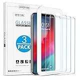 OMOTON 3 Stück Schutzfolie für iPhone 11 Pro Max und iPhone XS Max, 6.5 Zoll, Glasfolie mit Positionierhilfe, Anti-Kratzen, Anti-Öl, Anti-Bläschen, Hülle Freundllich, 2.5D