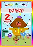 Hey Duggee Geburtstagskarte für 2 Jahre – innen vollfarbig