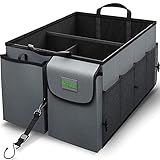 Drive Auto Products Kofferraum Organizer - Praktische Kofferraumtasche mit Fächern - Einkaufskorb, Aufbewahrungsbox für Auto Zubehör - G