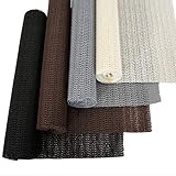 M&H-24 Antirutsch-Matte Schwarz Teppich-Unterlage Kofferraummatte Fußmatte Teppich Stop Teppichunterlegmatte Schubladenmatte zuschneidbar Schwarz, 1 Stück - 30cm x 150