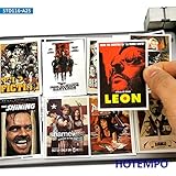 BLOUR 25pcs Classic Movie Poster Aufkleber Aufkleber Pulp Fiction Godfather für Handy Laptop Koffer Skateboard Fashion Aufkleb