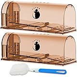 Motel Mouse MAUSEFALLE LEBEND - Hochsensitiv - Leicht zu verwenden - Haustier & Kindersicher - Wiederverwendbar - Tierfreundlich - Leb