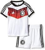 adidas Kinder Trainingsshirt und shorts DFB Babykit Away WM, Weiß / Schwarz, 80, G75067