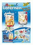 folia 953 - Ausmal - Laternen Sets, Piraten & Drachen, 23 Teile - zum Gestalten von 2 selbst ausgemalten L