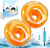 Schwimmflügel Kinder Aufblasbares Airbags 1-4 Jahre alt männliches und weibliches Kinderschwimmbecken Sicherheitsassistenzgerät, Schwimmringarmumfang 21-23 cm,empfohlenes Gewicht 6-20 kg
