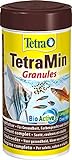 TetraMin Granules - langsam absinkendes Fischfutter, ideal für Fische in der mittleren Wasserschicht des Aquariums, 250 ml D