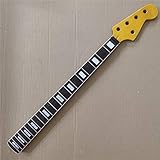 chushi Gelb Gloss Ahorn 21 Bass Bass Gitarre Nacken Teil 5 Schnur Palisander Griffbrett 34 Zoll Zzib