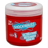 Wella Shockwaves Ultra Strong Hold 5 Creme Gel 3er, (3 x 150ml)